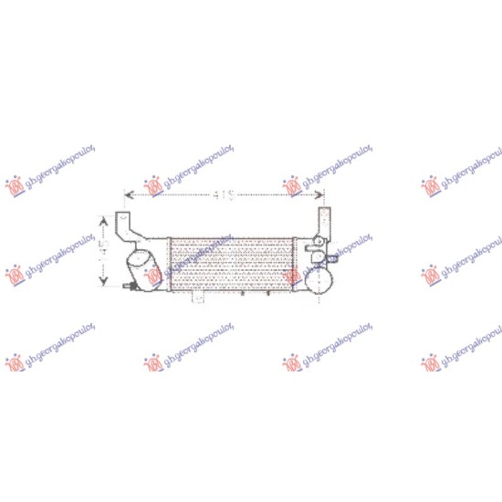 ΨΥΓΕΙΟ INTERCOOLER 2.0 ΠΕΤΡΕΛΑΙΟ (250x120)