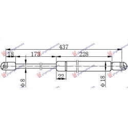 ΑΜΟΡΤΙΣΕΡ ΜΠΑΓΚΑΖ (437L-350N) (MARELLI) ΑΜΟΡΤΙΣΕΡ ΜΠΑΓΚΑΖ (437L-350N) (MARELLI)