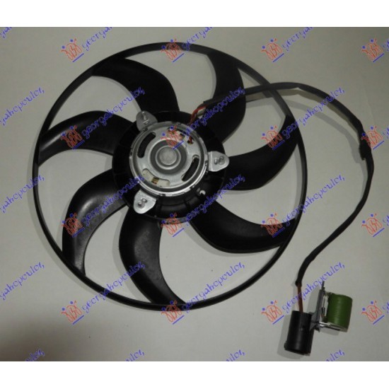 ΒΕΝΤΙΛΑΤΕΡ ΨΥΓΕΙΟΥ (ΜΟΤΕΡ+ΦΤΕΡΩΤΗ) (4PIN) (390mm)