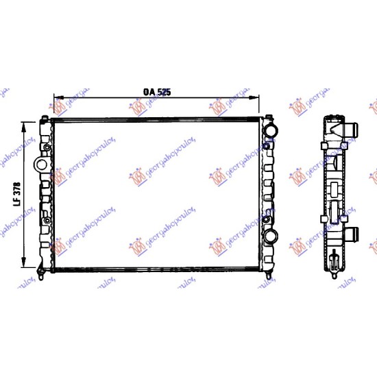 ΨΥΓΕΙΟ 1.6-1.8-2.0 ΜΗΧΑΝΙΚΟ - A/C (525x377) (VALEO)