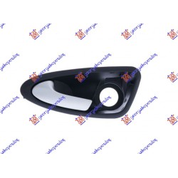 ΧΕΡΟΥΛΙ ΠΟΡΤΑΣ ΕΜΠΡΟΣ ΕΣΩ ΑΣΗΜΙ/ΜΑΥΡΟ - Αριστερά