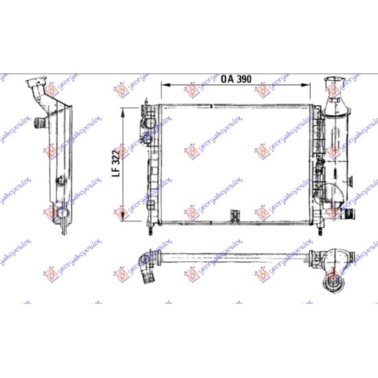 ΨΥΓΕΙΟ 1.0-1.1-1.4 ΒΕΝΖΙΝΗ (GTI) (390x320) (VALEO)