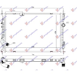ΨΥΓΕΙΟ 1.6 ΠΕΤΡΕΛΑΙΟ DCi (628x428x32) (MAHLE BEHR)