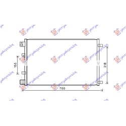 ΨΥΓΕΙΟ A/C 1.5 DCi (610x390x16) (VALEO)
