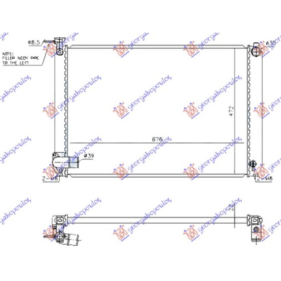ΨΥΓΕΙΟ (RX400) 3.3 ΒΕΝΖΙΝΗ/ΥΒΡΙΔΙΚΟ (675x472x22) (ΤΑΠΑ ΑΡΙΣΤΕΡΑ)
