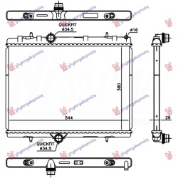 ΨΥΓΕΙΟ 1.2 THP ΒΕΝΖΙΝΗ (380x540x26) ΨΥΓΕΙΟ 1.2 THP ΒΕΝΖΙΝΗ (380x540x26)