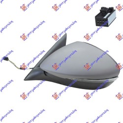 ΚΑΘΡΕΦΤΗΣ ΗΛΕΚΤΡΙΚΟΣ ΘΕΡΜΑΙΝΟΜΕΝΟΣ ΒΑΦΟΜΕΝΟΣ (ΜΕ ΦΛΑΣ) (CONVEX GLASS) - Αριστερά