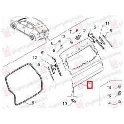 ΠΟΡΤΑ ΠΙΣΩ 5η (Γ) ΠΟΡΤΑ ΠΙΣΩ 5η (Γ)