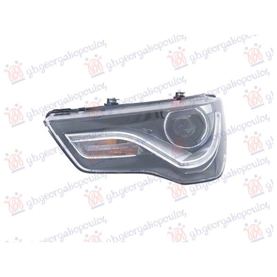ΦΑΝΟΣ ΕΜΠΡΟΣ XENON ΜΕ ΦΩΣ ΗΜΕΡΑΣ LED (MARELLI) - Αριστερά