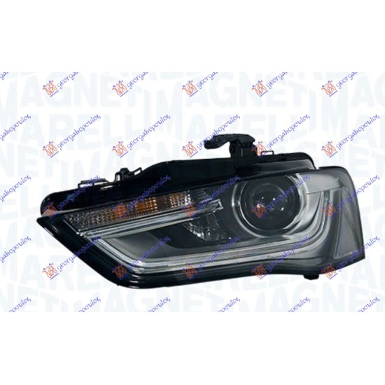 ΦΑΝΟΣ ΕΜΠΡΟΣ BiXENON ΕΞΥΠΝΟ ΜΕ ΦΩΣ ΗΜΕΡΑΣ LED (MARELLI) - Αριστερά
