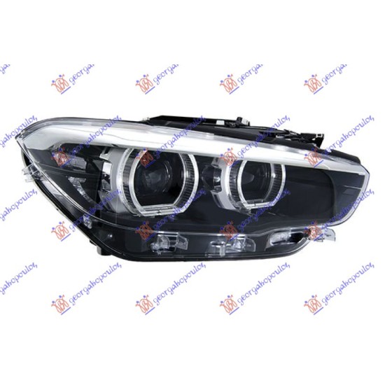 ΦΑΝΟΣ ΕΜΠΡΟΣ FULL LED ΜΑΥΡΟ (HELLA) - Δεξιά