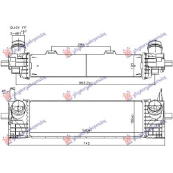 ΨΥΓΕΙΟ INTERCOOLER 2.0 ΒΕΝΖΙΝΗ - 3.0 ΠΕΤΡΕΛΑΙΟ (540x173x105) ΨΥΓΕΙΟ INTERCOOLER 2.0 ΒΕΝΖΙΝΗ - 3.0 ΠΕΤΡΕΛΑΙΟ (540x173x105)