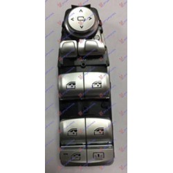 ΔΙΑΚΟΠΤΗΣ ΠΑΡΑΘΥΡΟΥ /ΚΑΘΡΕΦΤΩΝ ΕΜΠΡΟΣ ΜΕ ΑΝΑΚΛΙΣΗ (Ασημί μπουτόν) (Τετραπλός) (8pin) - Αριστερά ΔΙΑΚΟΠΤΗΣ ΠΑΡΑΘΥΡΟΥ /ΚΑΘΡΕΦΤΩΝ ΕΜΠΡΟΣ ΜΕ ΑΝΑΚΛΙΣΗ (Ασημί μπουτόν) (Τετραπλός) (8pin) - Αριστερά