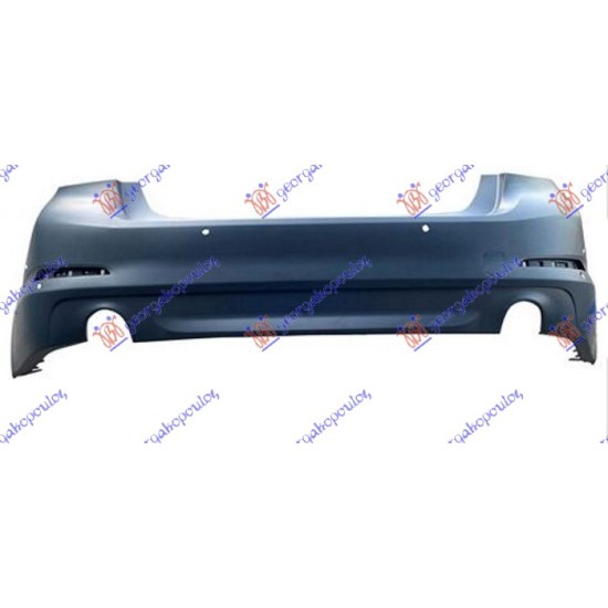 ΠΡΟΦΥΛΑΚΤΗΡΑΣ ΠΙΣΩ ΒΑΦΟΜΕΝΟΣ SEDAN (BASE LINE) (2 ΜΟΝΕΣ ΣΤΡΟΓΓΥΛΕΣ ΕΞΑΤΜΙΣΕΙΣ) (ΜΕ ΤΡΥΠΕΣ ΓΙΑ PDC)