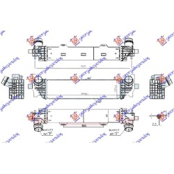 ΨΥΓΕΙΟ INTERCOOLER 2.0-3.0 ΠΕΤΡΕΛΑΙΟ (544x137x95) (VALEO) ΨΥΓΕΙΟ INTERCOOLER 2.0-3.0 ΠΕΤΡΕΛΑΙΟ (544x137x95) (VALEO)