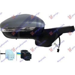 ΚΑΘΡΕΦΤΗΣ ΗΛΕΚΤΡΙΚΟΣ ΘΕΡΜΑΙΝΟΜΕΝΟΣ ΒΑΦΟΜΕΝΟΣ (ΜΕ ΦΛΑΣ & BLIS & ΑΙΣΘΗΤΗΡΑ) (6+4 PIN) 2018- (CONVEX GLASS) - Δεξιά