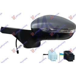 ΚΑΘΡΕΦΤΗΣ ΗΛΕΚΤΡΙΚΟΣ ΘΕΡΜΑΙΝΟΜΕΝΟΣ ΒΑΦΟΜΕΝΟΣ (ΜΕ ΦΛΑΣ & BLIS) (6+2 PIN) 2018- (CONVEX GLASS) - Αριστερά