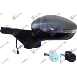 ΚΑΘΡΕΦΤΗΣ ΗΛΕΚΤΡΙΚΟΣ ΘΕΡΜΑΙΝΟΜΕΝΟΣ ΗΛΕΚΤΡΙΚΑ ΑΝΑΚΛΙΝΟΜΕΝΟΣ ΒΑΦΟΜΕΝΟΣ (ΜΕ ΦΛΑΣ & BLIS) (6+4 PIN) 2018- (CONVEX GLASS) - Αριστερά