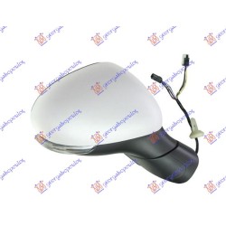 ΚΑΘΡΕΦΤΗΣ ΗΛΕΚΤΡΙΚΟΣ ΘΕΡΜΑΙΝΟΜΕΝΟΣ ΗΛΕΚΤΡΙΚΑ ΑΝΑΚΛΙΝΟΜΕΝΟΣ ΜΕ ΚΑΠΑΚΙ ΧΡΩΜΙΟ (ΜΕ ΦΛΑΣ & ΑΙΣΘΗΤΗΡΑ) (CONVEX GLASS) - Δεξιά