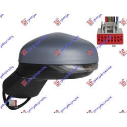 ΚΑΘΡΕΦΤΗΣ ΗΛΕΚΤΡΙΚΟΣ ΘΕΡΜΑΙΝΟΜΕΝΟΣ ΗΛΕΚΤΡΙΚΑ ΑΝΑΚΛΙΝΟΜΕΝΟΣ ΒΑΦΟΜΕΝΟΣ (ΜΕ ΦΛΑΣ & ΦΩΣ ΑΣΦΑΛΕΙΑΣ) 10 PIN (CONVEX GLASS) - Αριστερά