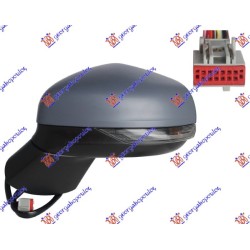 ΚΑΘΡΕΦΤΗΣ ΗΛΕΚΤΡΙΚΟΣ ΘΕΡΜΑΙΝΟΜΕΝΟΣ ΗΛΕΚΤΡΙΚΑ ΑΝΑΚΛΙΝΟΜΕΝΟΣ ΒΑΦΟΜΕΝΟΣ (ΜΕ ΦΛΑΣ & ΦΩΣ ΑΣΦΑΛΕΙΑΣ & BLIS) 12 PIN (CONVEX GLASS) - Αριστερά