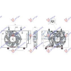 ΒΕΝΤΙΛΑΤΕΡ ΨΥΓΕΙΟΥ ΚΟΜΠΛΕ 1.0 ECOBOOST ΒΕΝΖΙΝΗ (+A/C) (345mm 2+2PIN) (NISSENS) ΒΕΝΤΙΛΑΤΕΡ ΨΥΓΕΙΟΥ ΚΟΜΠΛΕ 1.0 ECOBOOST ΒΕΝΖΙΝΗ (+A/C) (345mm 2+2PIN) (NISSENS)