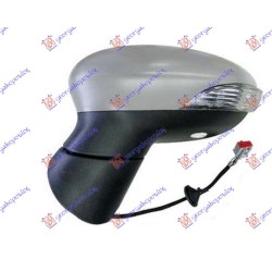 ΚΑΘΡΕΦΤΗΣ ΗΛΕΚΤΡΙΚΟΣ ΘΕΡΜΑΙΝΟΜΕΝΟΣ ΒΑΦΟΜΕΝΟΣ ΜΕ ΦΛΑΣ & ΦΩΣ ΑΣΦΑΛΕΙΑΣ (8 PIN) (ASPHERICAL GLASS) - Αριστερά