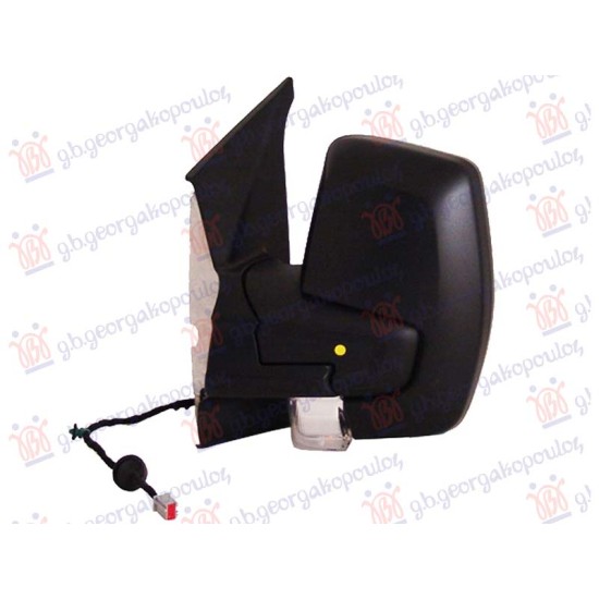 ΚΑΘΡΕΦΤΗΣ ΗΛΕΚΤΡΙΚΟΣ ΘΕΡΜΑΙΝΟΜΕΝΟΣ ΗΛΕΚΤΡΙΚΑ ΑΝΑΚΛΙΝΟΜΕΝΟΣ (ΜΕ ΦΛΑΣ) (ΜΕ ΦΩΣ ΟΓΚΟΥ 16W) (CONVEX GLASS) - Αριστερά