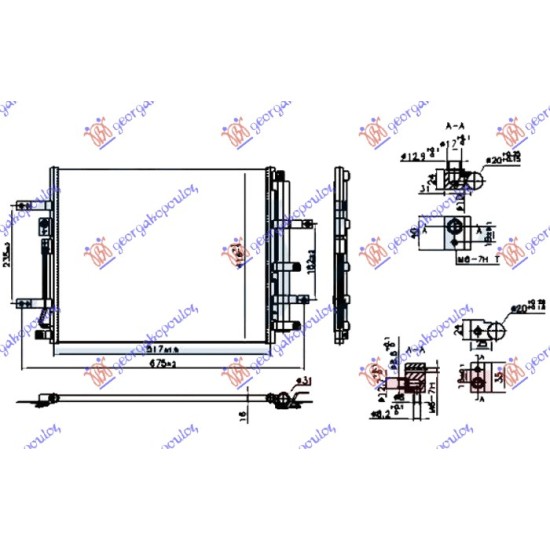ΨΥΓΕΙΟ A/C ELECTRIC (EV) (510x410x16)
