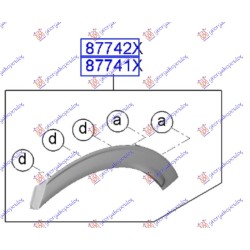 ΠΛΑΣΤΙΚΗ ΚΟΥΡΜΠΑ ΦΤΕΡΟΥ ΠΙΣΩ (Γ) - Αριστερά