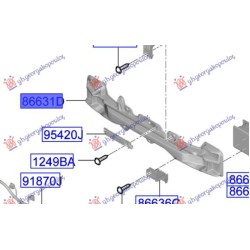 ΤΡΑΒΕΡΣΑ ΠΡΟΦΥΛΑΚΤΗΡΑ ΠΙΣΩ (GT/GT-LINE) (Γ)