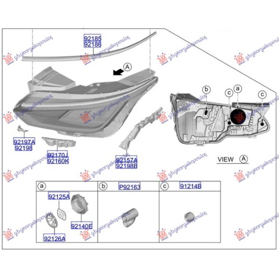 ΦΑΝΟΣ ΕΜΠΡΟΣ FULL LED (Γ) - Δεξιά