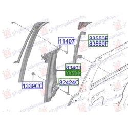 ΓΡΥΛΛΟΣ ΠΑΡΑΘΥΡΟΥ ΠΙΣΩ ΗΛΕΚΤΡΙΚΟΣ (ΧΩΡΙΣ ΜΟΤΕΡ) (Γ) - Δεξιά