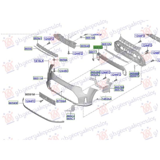 ΔΙΑΚΟΣΜΗΤΙΚΟ ΔΙΧΤΥΟΥ ΠΡΟΦΥΛΑΚΤΗΡΑ ΕΜΠΡΟΣ ΚΑΤΩ (Γ)