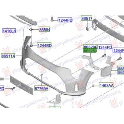 ΒΑΣΗ ΠΡΟΦΥΛΑΚΤΗΡΑ ΕΜΠΡΟΣ ΠΛΑΣΤΙΚΗ (Γ) - Αριστερά ΒΑΣΗ ΠΡΟΦΥΛΑΚΤΗΡΑ ΕΜΠΡΟΣ ΠΛΑΣΤΙΚΗ (Γ) - Αριστερά