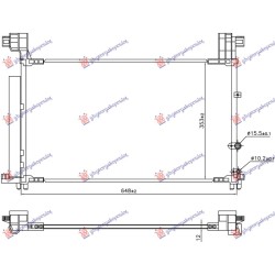 ΨΥΓΕΙΟ A/C 2.0 ΒΕΝΖΙΝΗ (648x353x12) ΨΥΓΕΙΟ A/C 2.0 ΒΕΝΖΙΝΗ (648x353x12)