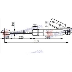 ΑΜΟΡΤΙΣΕΡ ΜΠΑΓΚΑΖ 5Π (613L-375N) - Αριστερά