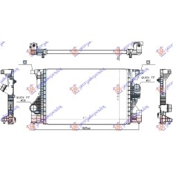 ΨΥΓΕΙΟ INTERCOOLER ΓΙΑ ΌΛΑ ΒΕΝΖΙΝΗ (630x430x30) ΨΥΓΕΙΟ INTERCOOLER ΓΙΑ ΌΛΑ ΒΕΝΖΙΝΗ (630x430x30)