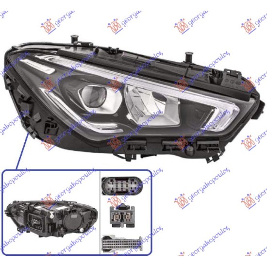 ΦΑΝΟΣ ΕΜΠΡΟΣ FULL LED (ΧΩΡΙΣ ΛΟΓΟΤΥΠΟ) (HELLA) - Δεξιά