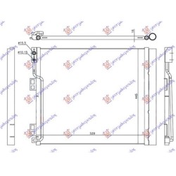 ΨΥΓΕΙΟ A/C 1.5 dCi ΠΕΤΡΕΛΑΙΟ (490x450x16) (KOYO)