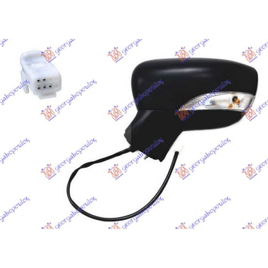 ΚΑΘΡΕΦΤΗΣ ΗΛΕΚΤΡΙΚΟΣ ΒΑΦΟΜΕΝΟΣ (ΜΕ ΦΛΑΣ) (5 PIN) (CONVEX GLASS) - Αριστερά
