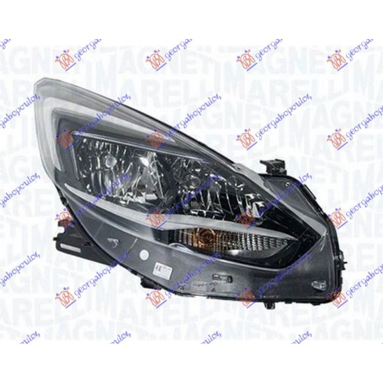 ΦΑΝΟΣ ΕΜΠΡΟΣ ΗΛΕΚΤΡΙΚΟΣ (H7/H7) ΜΕ ΦΩΣ ΗΜΕΡΑΣ LED (MARELLI) - Δεξιά