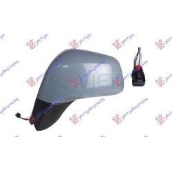 ΚΑΘΡΕΦΤΗΣ ΗΛΕΚΤΡΙΚΟΣ ΘΕΡΜΑΙΝΟΜΕΝΟΣ ΒΑΦΟΜΕΝΟΣ / ΜΑΥΡΗ ΒΑΣΗ (5 PIN) (ASPHERICAL GLASS) - Αριστερά