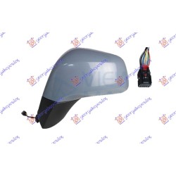 ΚΑΘΡΕΦΤΗΣ ΗΛΕΚΤΡΙΚΟΣ ΘΕΡΜΑΙΝΟΜΕΝΟΣ ΗΛΕΚΤΡΙΚΑ ΑΝΑΚΛΙΝΟΜΕΝΟΣ ΒΑΦΟΜΕΝΟΣ / ΜΑΥΡΗ ΒΑΣΗ (7 PIN) (ASPHERICAL GLASS) - Αριστερά