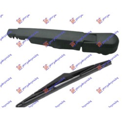 ΥΑΛΟΚΑΘΑΡΙΣΤΗΡΑΣ ΠΙΣΩ ΜΕ ΜΠΡΑΤΣΟ  240mm