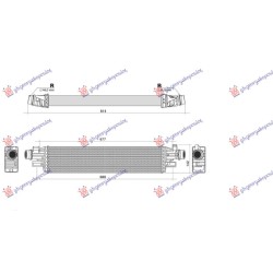 ΨΥΓΕΙΟ INTERCOOLER 1.3 CDTI (570x127) ΨΥΓΕΙΟ INTERCOOLER 1.3 CDTI (570x127)