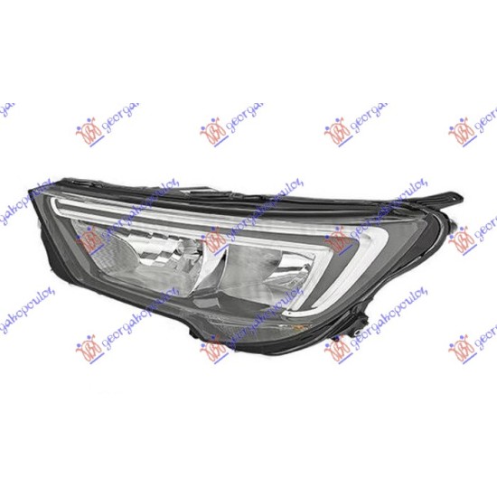 ΦΑΝΟΣ ΕΜΠΡΟΣ ΗΛΕΚΤΡΙΚΟΣ ΜΕ ΦΩΣ ΗΜΕΡΑΣ LED (VALEO) - Αριστερά