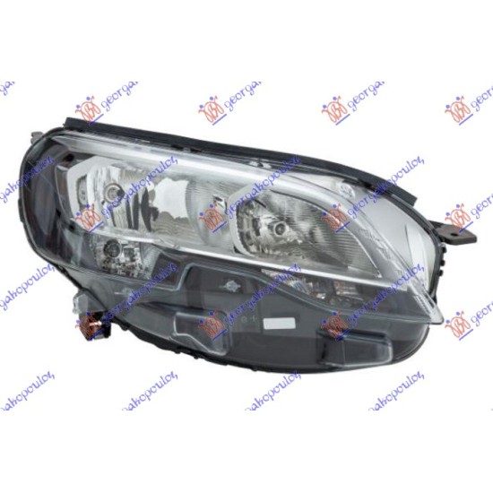 ΦΑΝΙΟΣ ΕΜΠΡΟΣ ΗΛΕΚΤΡΙΚΟΣ (H7/H1) (ΜΕ ΜΟΤΕΡ) (HELLA) - Δεξιά
