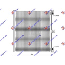 ΨΥΓΕΙΟ A/C 2.7-3.4-3.8 ΒΕΝΖΙΝΗ (339x338x16) ΨΥΓΕΙΟ A/C 2.7-3.4-3.8 ΒΕΝΖΙΝΗ (339x338x16)